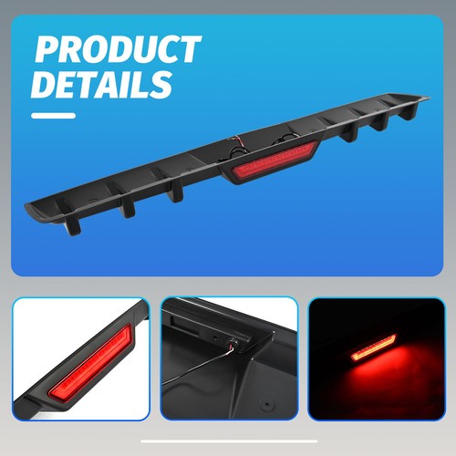 Black rear bumper diffuser - black,