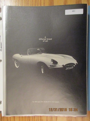 Jaguar advertisement 1964 - jaguar#63,