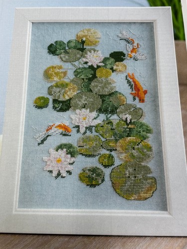 Water lilies counted cross - counted,