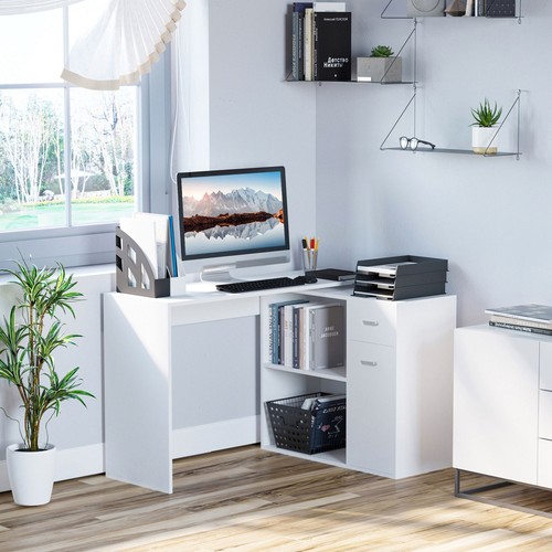 Shaped desk corner computer - desk,,