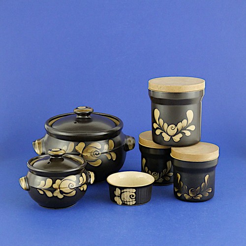 Six vintage denby - vintage,