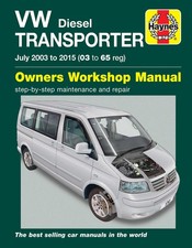 Volkswagen T5 Transporter (July 2003-2015) Haynes Repair Manual