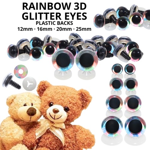 Rainbow glitter eyes - 3d,