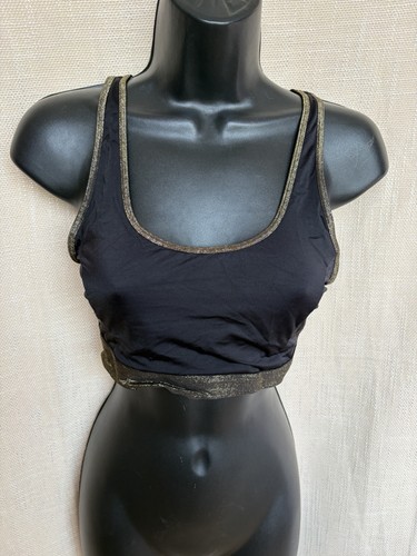 Black gold workout - black/gold, top