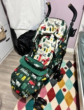 Brand New Cosatto Supa 3 Pushchair, Footmuff/Liner & Raincover - Old MacDonald