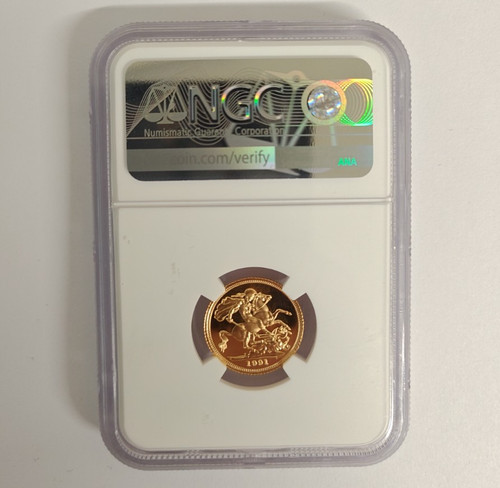 1991 elizabeth gold proof - elizabeth,