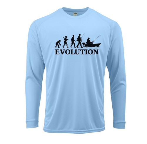 Evolution fisherman fishing - evolution,