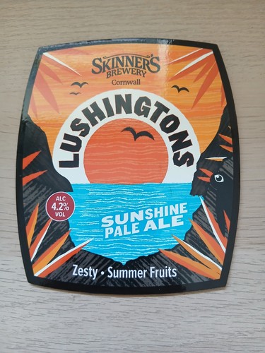Skinners brewery lushingtons - skinners,