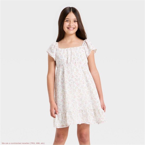Girls ruffle short - short, sleeve