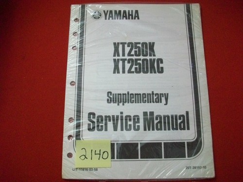 Sealed factory issued yamaha - factory,