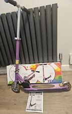 JD Bug Junior Street MS100 Folding Scooter - Purple - with box & instructions