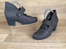 ARCHE NUBUCK MARY JANE BROWN SUEDE SHOES MADE IN FRANCE  UK 9 -EU 40