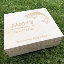 Personalised Fishing Box Fly