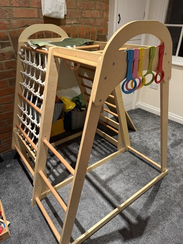 Kids climbing frame wooden - kids,