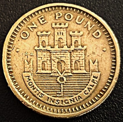 Gibraltar one pound - gibraltar, coin