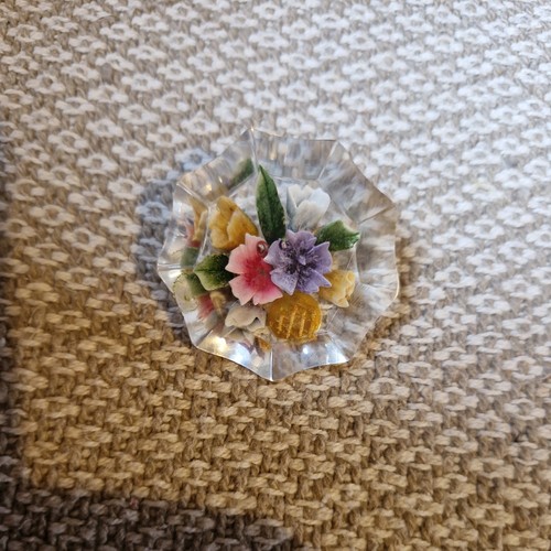 Vintage lucite reverse carved - vintage,