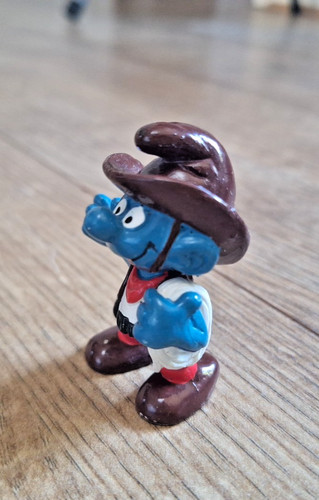 Vintage smurf smurfs - figure,