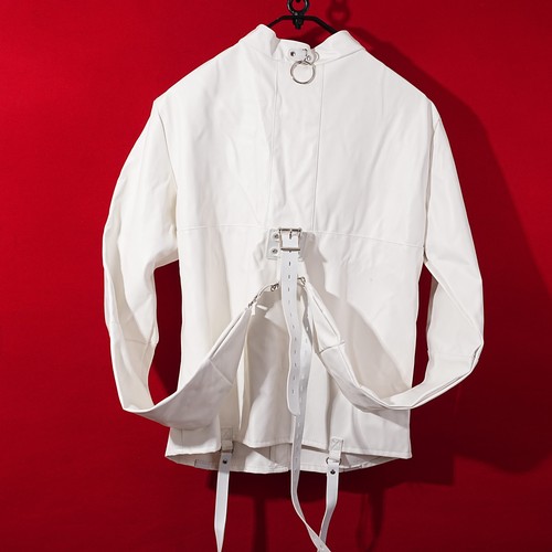 Leather straitjacket - leather,