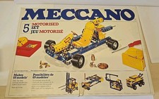 Meccano Motorized Set 5 1978 Very Rare, Screwdriver Is In There. 