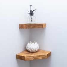 Diamond shape wooden corner