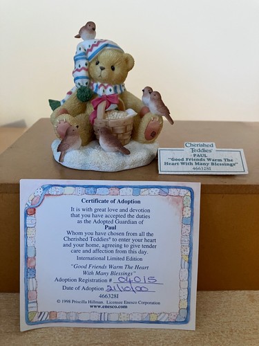 Cherished teddies paul - teddies,, paul,