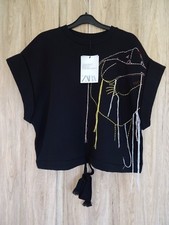 ZARA "STUDIO" BLACK CROPPED