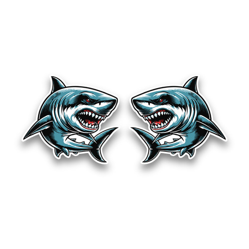 Small evil great white - 2x,