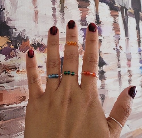 Adjustable anxiety ring - adjustable, stress