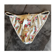 Floral Bikini Panties White