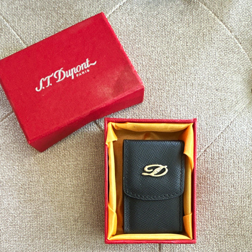 Dupont leather lighter - dupont,