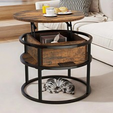 YITAHOME Round Lift-Top Coffee