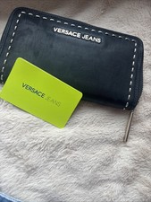 Versace Black Purse with Gold