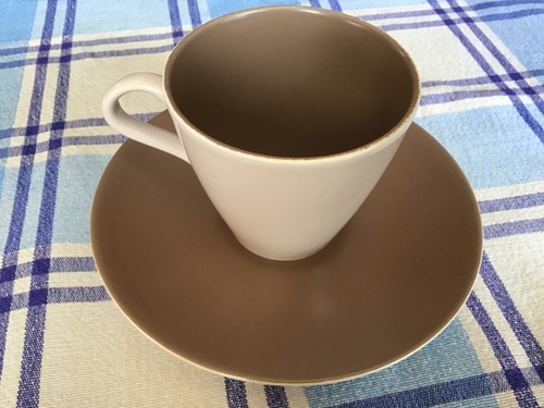 One poole pottery twintone cup - pottery,