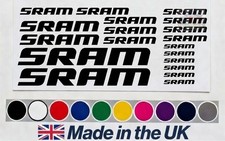 19pc sram vinyl decals - vinyl,