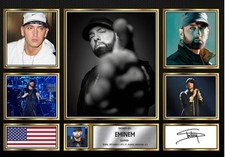EMINEM MATHERS SIGNED 2 X PHOTO PRINTS 6 x 4 INCH BOGOF MEMORABILIA FREEPOST