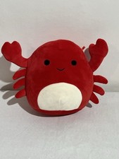Squishmallows Carlos The Crab Soft Toy Plush Sealife Squad Red Kelly Toys 7.5”