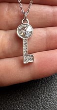 Genuine Swarovski Key Pendant