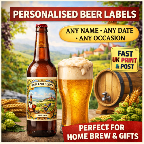 Personalised beer lager - lager, /