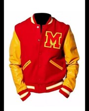Michael Jackson Thriller Jacket Varsity Bomber Letterman MJ Style Coat Costume