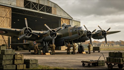 Ww2 lancaster bomber - lancaster,