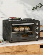 HOMCOM 28L Mini Oven with 2