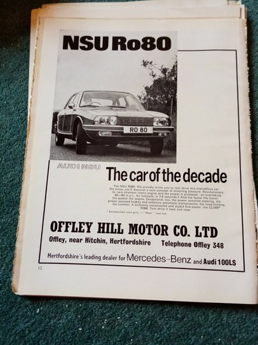 Ephemera 1970s advert - 61-7,