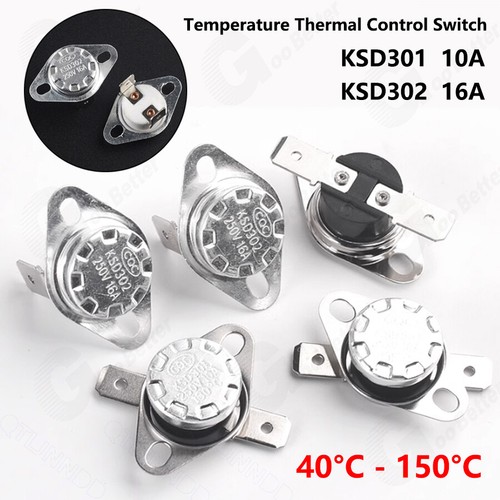Ksd301 ksd302 10a - 10a, 250v