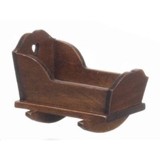 Dolls House Rocking Cradle
