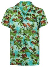 LION TIGER HAWAIIAN SHIRT STAG