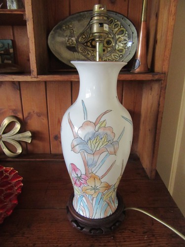 Vintage ceramic table lamp - ,