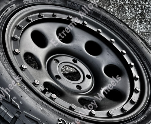 Black steel alloy - 17",