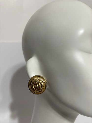 Vtg gianni versace gold medusa - versace,