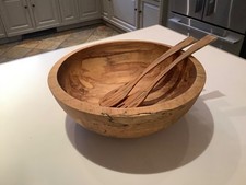 Hand made salad - bowl, and