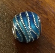 Pandora Blue Wave Charm 925